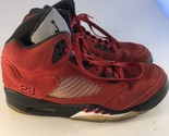 Nike Air Jordan 5 Retro Raging Bulls Sneakers Mens Size 9 Red Shoes DD05... - £85.93 GBP