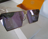 Vatenani Unisex Square Metal Frame Polarized Sunglasses Model 0019 - Purple - $24.95