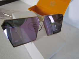 Vatenani Unisex Square Metal Frame Polarized Sunglasses Model 0019 - Purple - £19.89 GBP