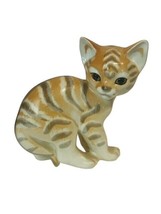Lomonosov Russia Cheetah Figurine Spotted Leopard Striped Cat USSR Sculpture vtg - £73.57 GBP