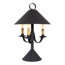 Colonial Walker House accent Lamp in Textured Black metal image 6