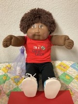 RARE Vintage Cabbage Patch Kid African American Boy Fuzzy Hair Brown Eyes HM#2 - £296.58 GBP