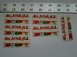 Home Treasure Paper To From Christmas Present Gift Tags Colorful Carolers People - £3.78 GBP