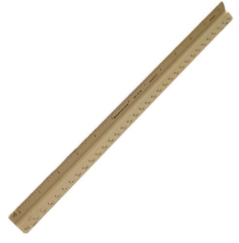STAEDTLER-MARS 987 18-31 Architect Eng. Scale Triangle Drafting Ruler 12&quot; - $7.87