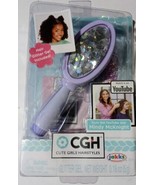 CGH Cute Girls Hairstyles Mindy McKnight purple glitter children's hair brush  - $4.90