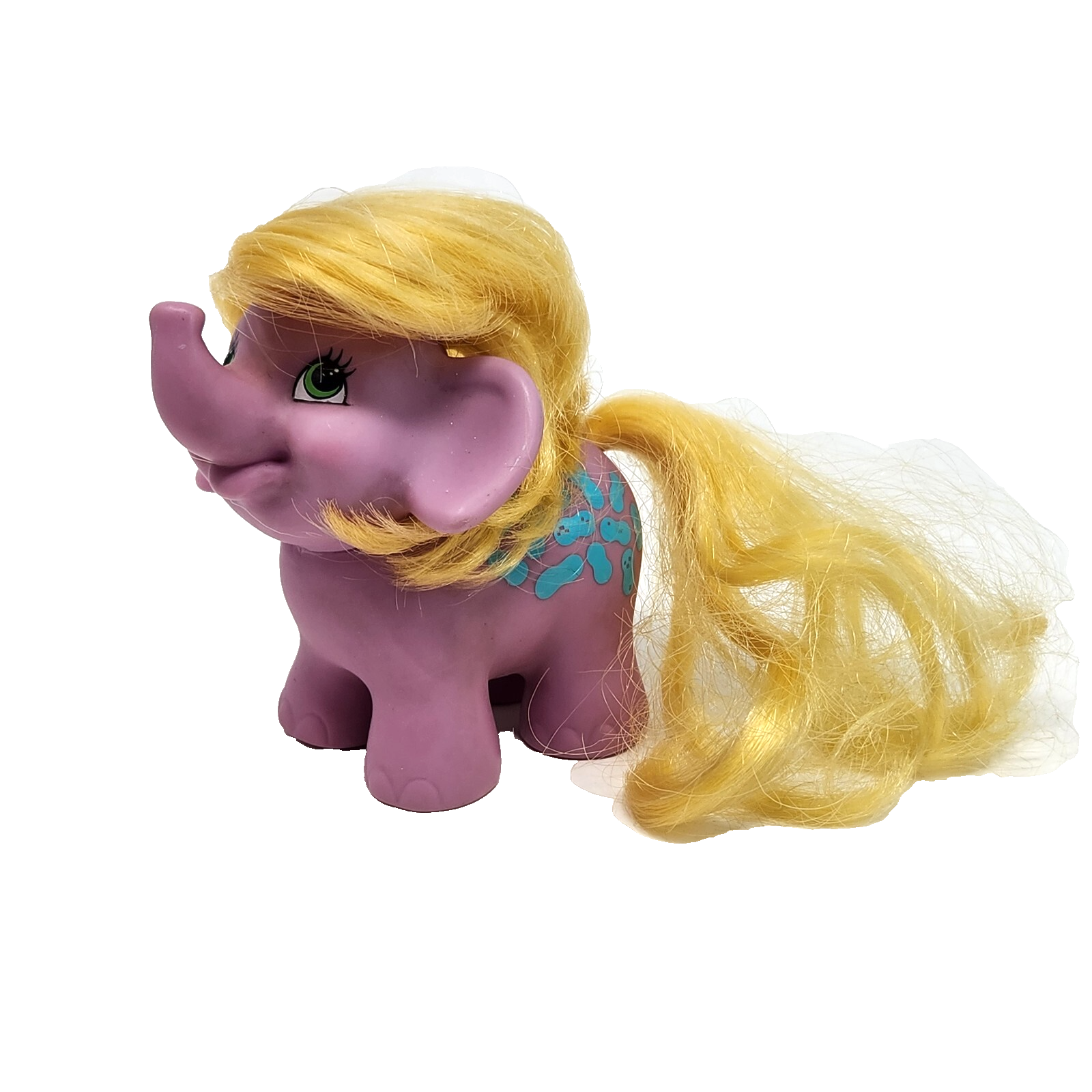 VINTAGE 1988 MY LITTLE PONY FRIENDS G1 EDGAR THE PURPLE ELEPHANT HASBRO - $80.75