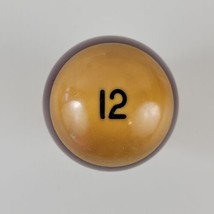 Vintage Replacement Pool Ball Billiards #12 Billiard Ball 2 1/4&quot; Diameter  - $5.99