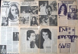 Brooke Sheilds ~ Thirty-Four (34) B&amp;W Vintage Articles Frm 1980-1984 ~ Clippings - £11.34 GBP