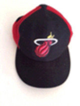 nba miami heat baseball cap hat size 7 1/4” black - £19.97 GBP