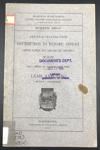 Antique 1909 USGS Bulletin 430-C Economic Geology Lead &amp; Zinc Mining - £15.96 GBP