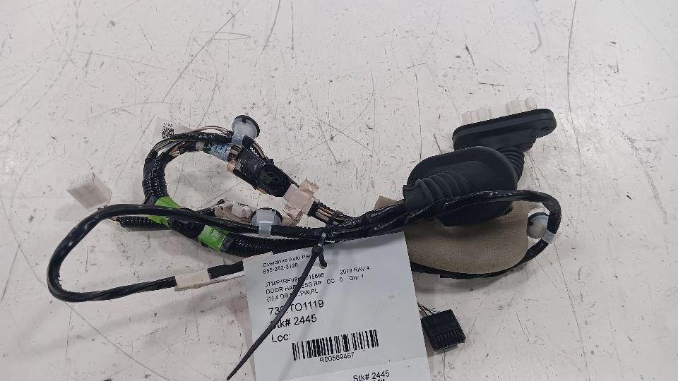 Toyota Rav 4 Door Harness Wire Wiring Right Passenger Rear  2019 2020 20... - $74.69