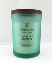 Chesapeake Bay Mind &amp; Body Candle Balance + Harmony Water Lily Pear Scen... - £22.74 GBP