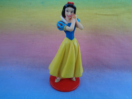 Disney Princess Snow White PVC Figure or Cake Topper on Red Base - £2.36 GBP