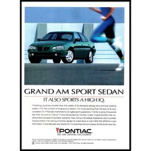 1994 Pontiac Grand Am Sports Sedan Vintage Print Ad Jogger 90s Fashion Wall Art - £8.44 GBP