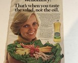 1977 Wesson Oil Florence Henderson Vintage Print Ad Advertisement pa11 - $8.90