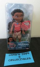 Disney Princess petite Moana 7&quot; with comb Jakks Pacific action figure doll toy - £20.09 GBP