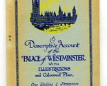 Descriptive Account of Palace of Westminster Illustrations &amp; Coloured Pl... - $29.70