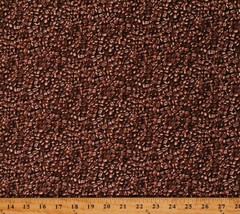 Cotton Coffee Beans Caffeine Coffee Beverage Food Fabric Print by Yard D577.48 - £9.70 GBP