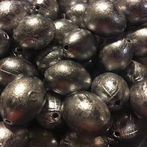 5 Pounds ( 40 ) of 2 oz Egg or Slip Sinkers image 2