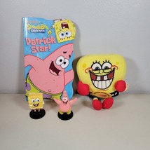 Spongebob Squarepants Lot Board Book Patrick Star Bendon 2010 Figures and Plush - £11.75 GBP
