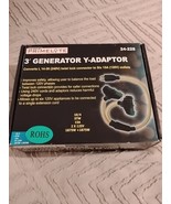  3ft Generator Y Adapter  - $9.99
