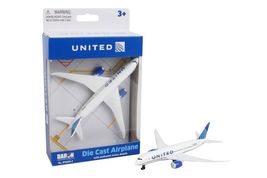 5.75 Inch Boeing 787 United Airlines Diecast Model APPROX 1/388 Scale - $22.76