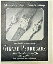 Girard Perregaux Fine Watches Since 1791 Distinguished -1948 Vintage Pri... - $10.46 CAD