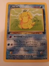 Pokemon 2000 Team Rocket Psyduck 65/82 First Edition Single Trading Card - $9.99