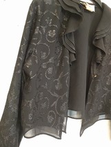 Womens Tops - Ribkoff Size 14 Polyester Black Blazer - £14.03 GBP