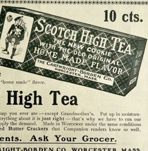 1904 Scotch High Tea Cookies Ginger Snap 10c Advertisement Ephemera 4.75... - $12.99
