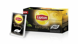 5x Lipton Black Tea Rich Earl Grey = 100pcs Black Tea Bags (5 x 20 Tea Bags) - £19.60 GBP