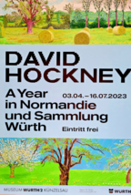 David Hockney - Original Exhibition Poster - A Year In Normandie - Model 2- 2023 - $199.67