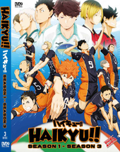 Dvd Anime Haikyu!! Season 1-3 (Episode 1 - 60 End) English Dubbed Dhl Express - £40.84 GBP