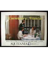 Original Poster France Aquitania Dinner Couple Food - £44.27 GBP