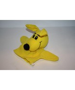 Kids Yellow Black Puppy Dog Puppet 8&quot; Plush Small Stuffed Animal Soft To... - £6.26 GBP