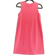 A New Day XS Coral Peach Pink Cotton Sleeveless Stretchy Straight T-Shir... - £14.01 GBP