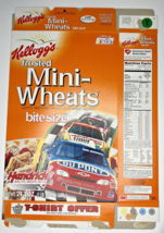 1998 Empty Frosted Mini-Wheats Hendricks Motorsports 24.3OZ Cereal Box U200/365 - £14.94 GBP