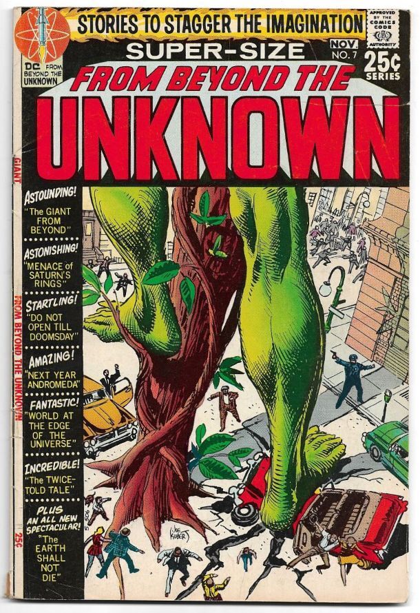 From Beyond The Unknown #7 (1970) *DC Comics / Cover Artwork By Joe Kubert* - $9.00