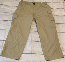 5.11 Tactical Pants Mens 44x30 Hemmed Cargo Ripstop Outdoor Workwear Ple... - £15.65 GBP