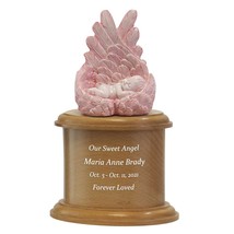 Protected By Angels Pink Oval Infant Urn - £119.58 GBP