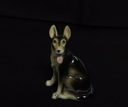 Vintage German Shepherd Dog Figurine Statue  w/ Made in Japan Stamped on Bottom - £21.03 GBP