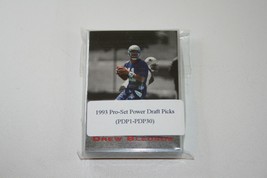 1993 NFL Football Pro-Set Power Draft Picks Complete Set (PDP1-PDP30) - £10.08 GBP