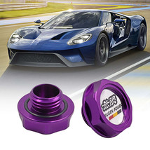 Brand New Jdm Mugen Emblem Brushed Purple Engine Oil Filler Cap Badge Fo... - $20.00