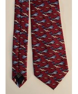 Thomas Pink Made in England Whales and Seagulls Silk Tie Made in England - $314.56 MXN