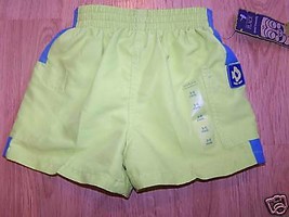 Infant Size 3-6 Months The Children&#39;s Place Green Blue Swim Trunks Board Shorts - £9.50 GBP