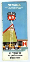 Phillips 66 Nevada Las Vegas Lake Mead Highway Map 1969 Rand McNally  - $11.88
