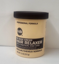 TCB ~ No Base Creme Regular Hair Relaxer with Protein and DNA ~ 7.5 oz. Jar - £8.16 GBP
