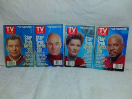 TV Guide Star Trek Turns 30 Set of 4 Collectors Series Covers August 1996 - £11.82 GBP