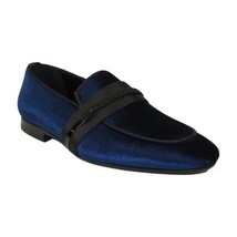 Men's GENIO Velvet Upper Leather Red Sole Shoes Turkey 120192017 Navy Blue image 5