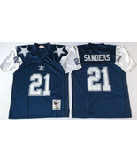 #21 Deion Sanders Blue Thanksgiving Jersey - $45.00
